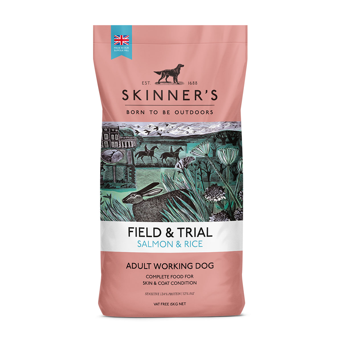 SKINNER'S FIELD & TRIAL SALMON AND RICE 15KG