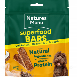 Country Hunter Superfood Bars Chicken with Coconut & Chia Seeds Treat For Adult Dogs 70Gm