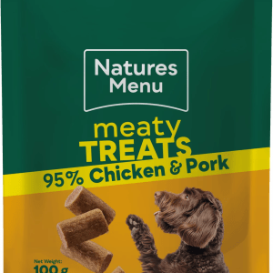Natures Menu Treats Chicken and Pork For Adult Dogs 100Gm