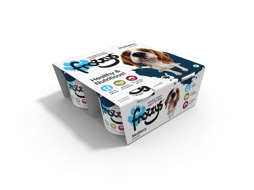 Frozzys Frozen Yogurt - Blueberry - Single Tub - Image 3