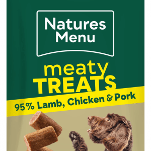 Natures Menu Treats Chicken ,Lamb & Pork For Adult Dogs 50Gm