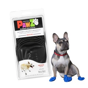 PawZ Rubber Dog Boots, 12 Boots - MEDIUM SIZE