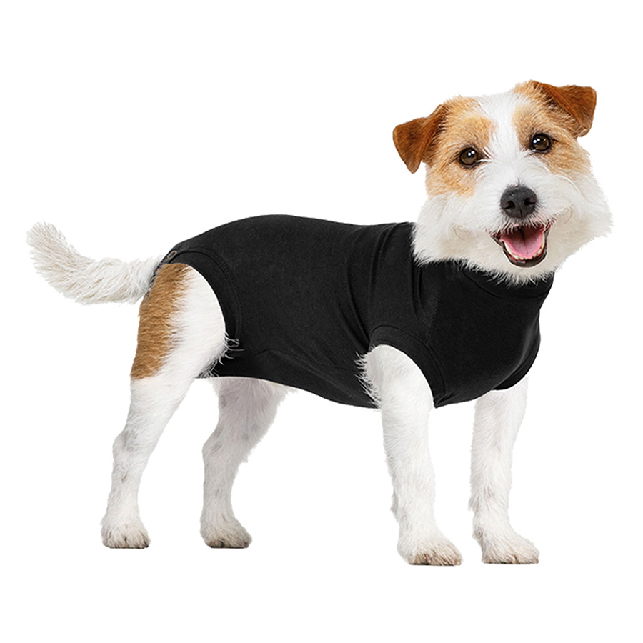 Dog Recovery Suit Black