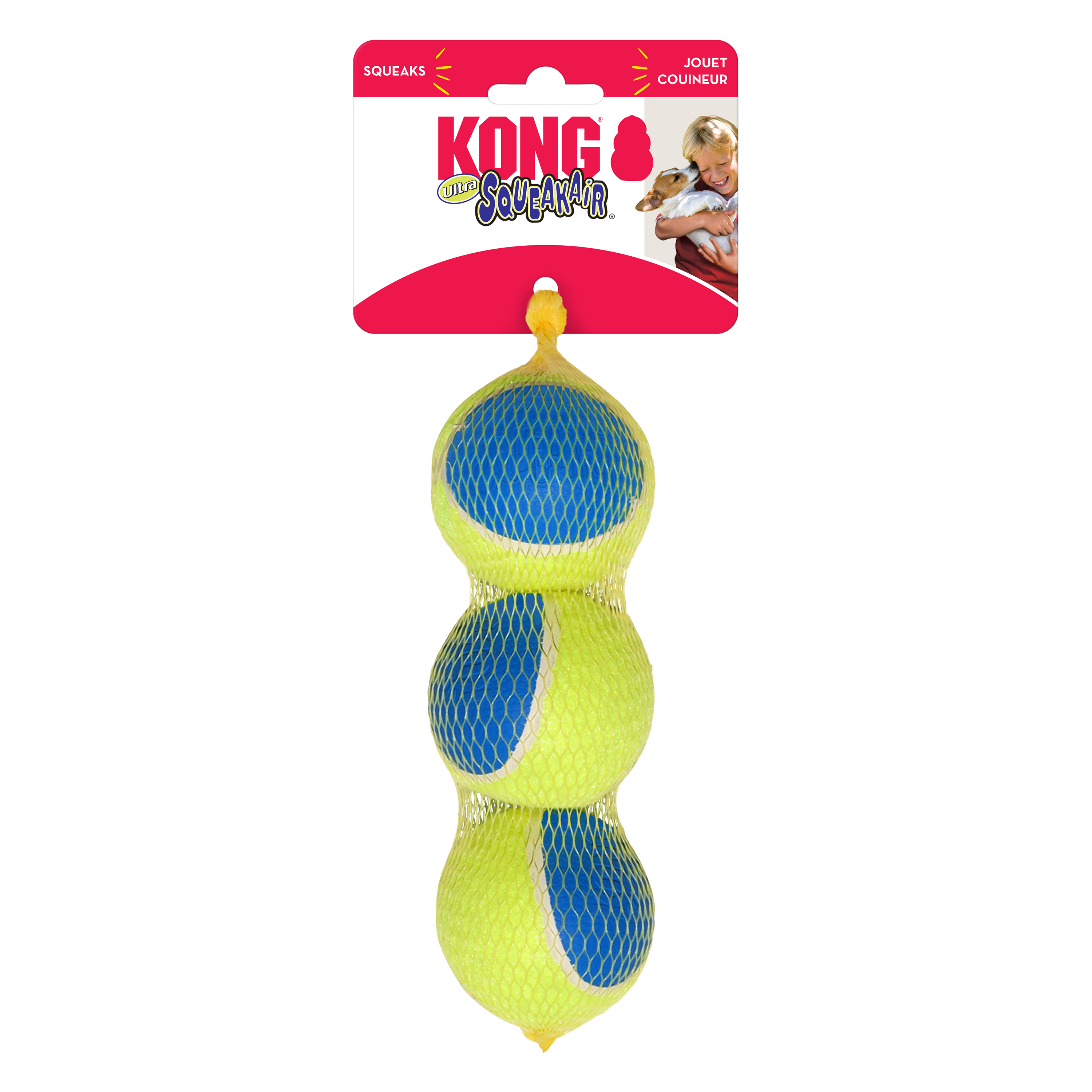 SqueakAir Ultra Balls 3-pk Medium - Image 4