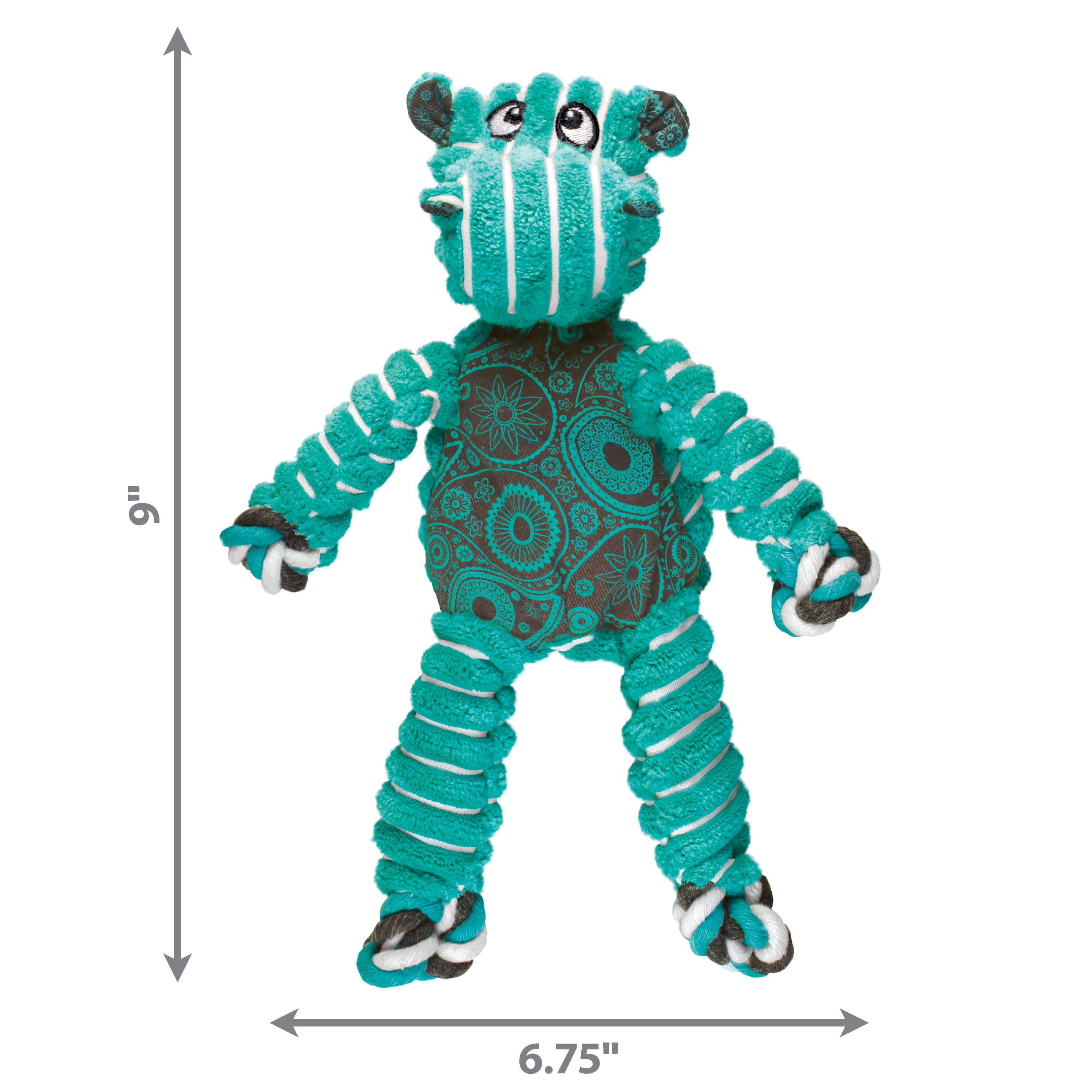 KONG Floppy Knots Hippo - Medium or Large - Image 4