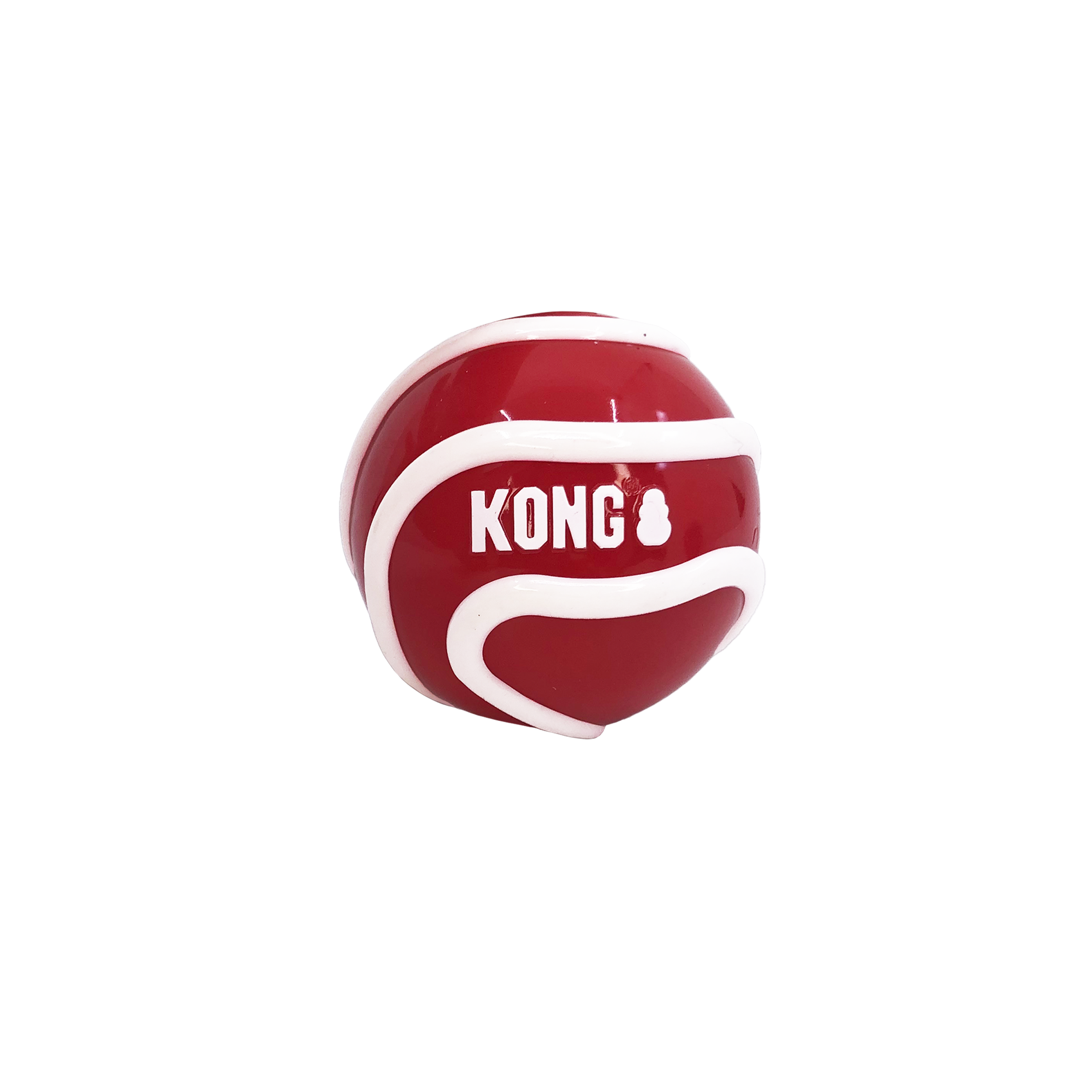 KONG Signature Balls Durable Fetch Dog Toy - Small 4-Pack Assorted - Image 5
