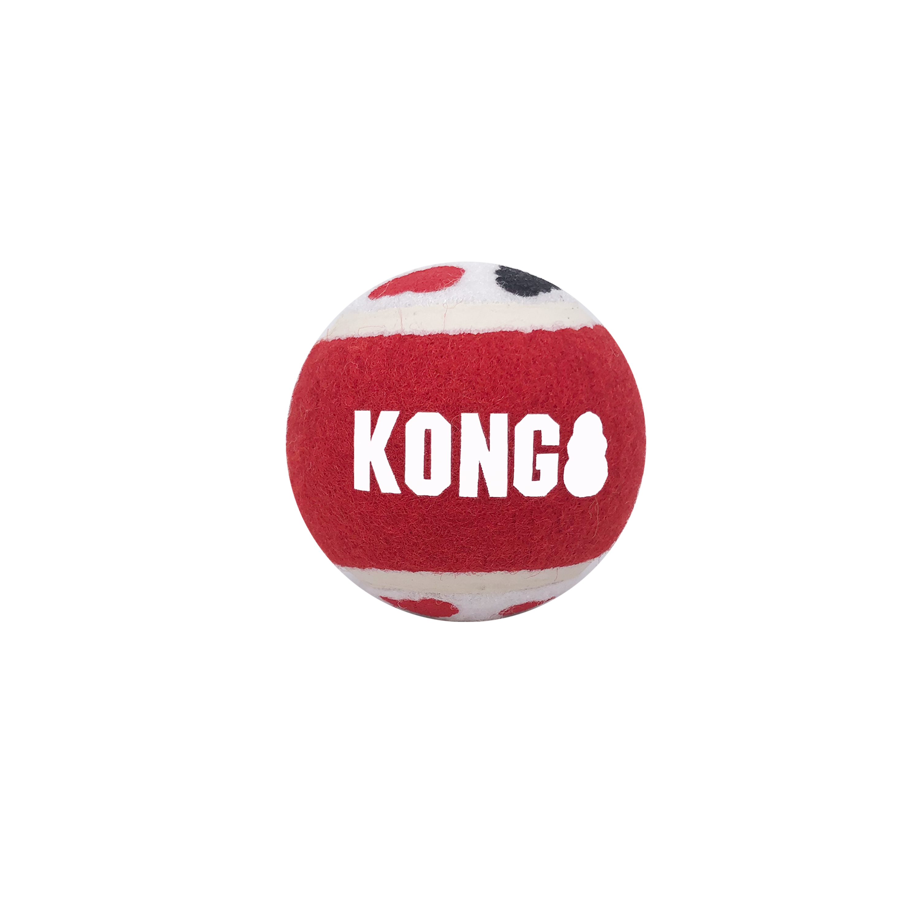 KONG Signature Balls Durable Fetch Dog Toy - Small 4-Pack Assorted - Image 7