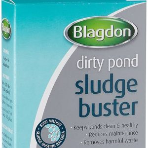Blagdon Pond Sludge Buster, Digests Harmful Organic Waste, Introduces Good Bacteria, Keeps Pond Clean, 4 x 9g Sachets