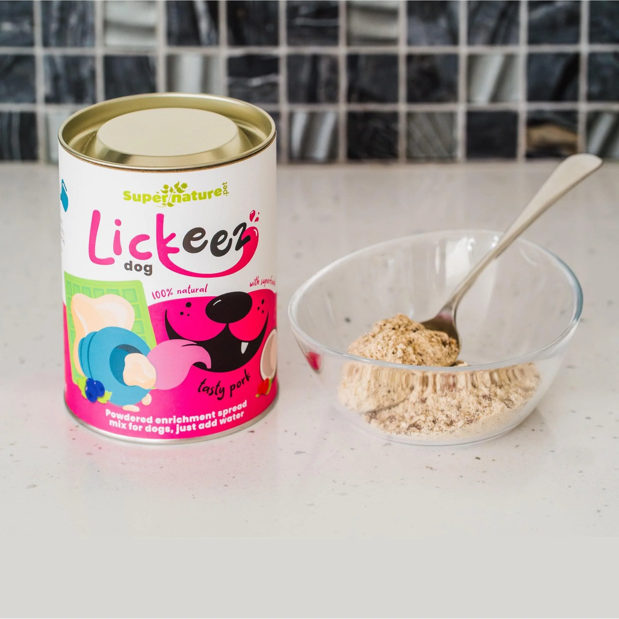 Supernature X LickiMat® Pork Lickeez For Dogs 100g - Image 2