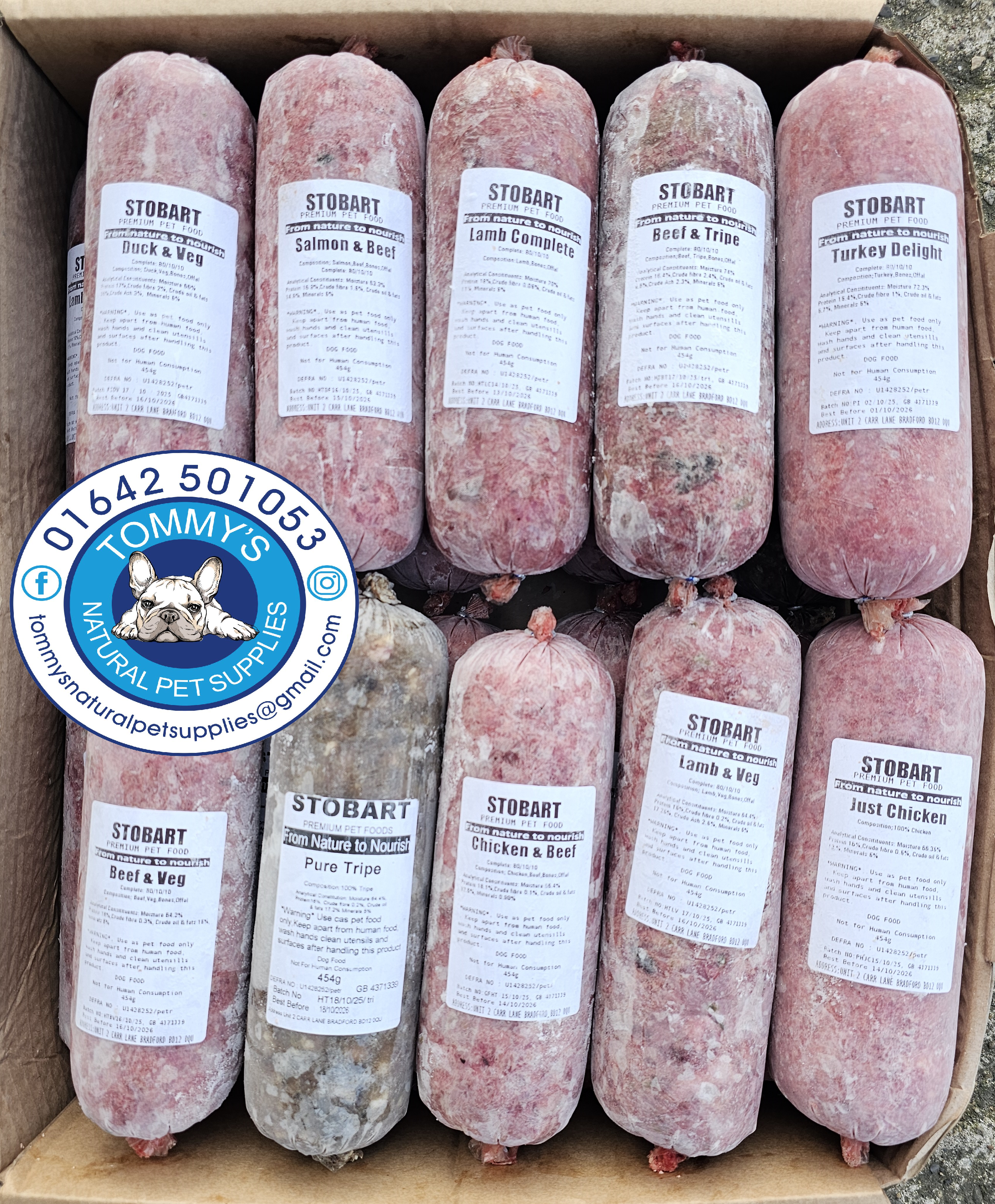 Stobart Variety Box Complete (40 x 454g)