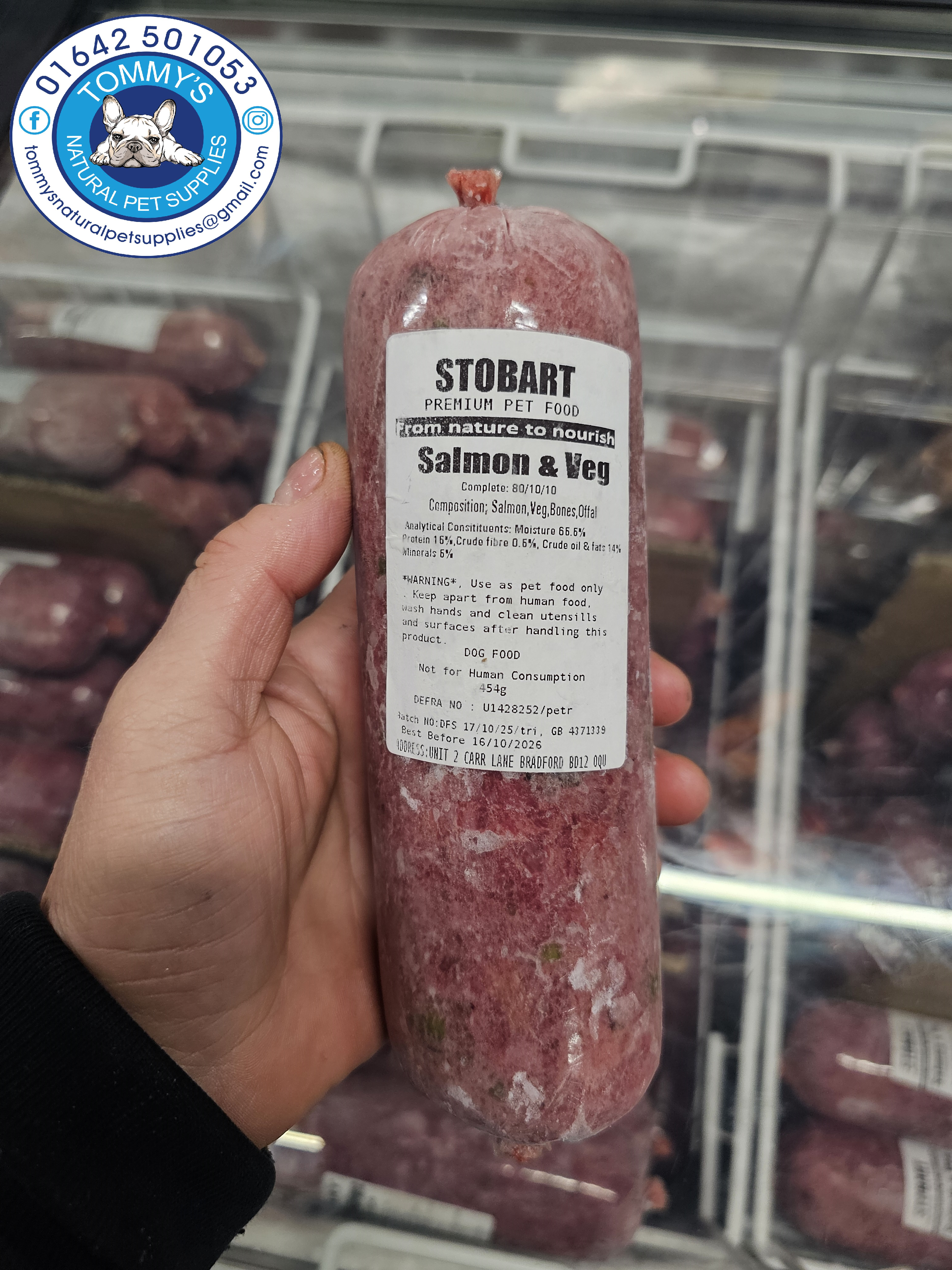 Stobart Salmon & Veg Complete 454g