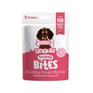 Denzel's Puppy Training Bites Salmon & Peanut Butter Dog Treats 100g