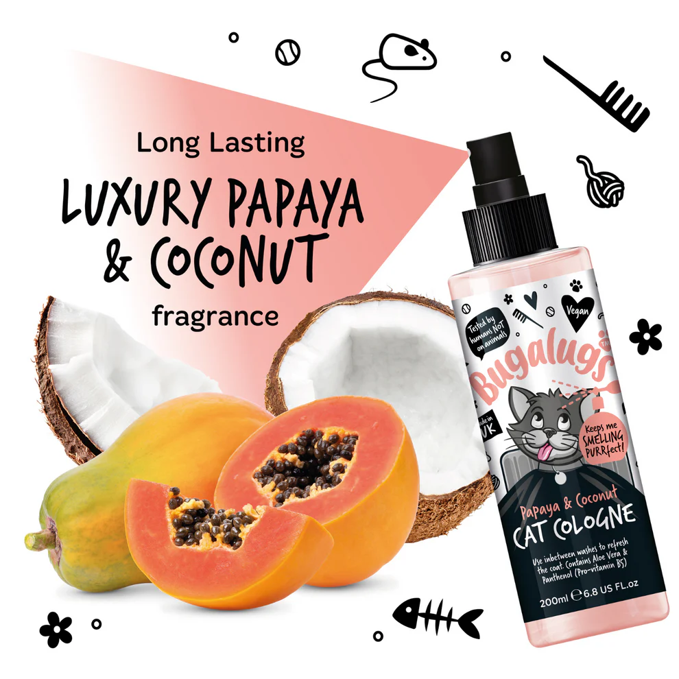 Bugalugs Papaya & Coconut Cat Cologne - Image 2