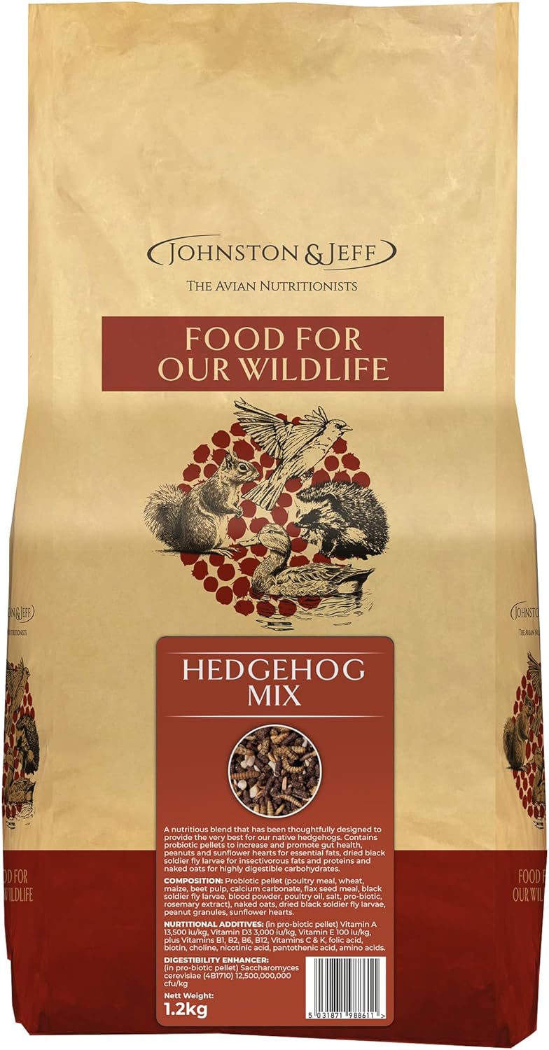 Johnston & Jeff 1.2kg Hedgehog Mix Premium Food Wildlife Seed