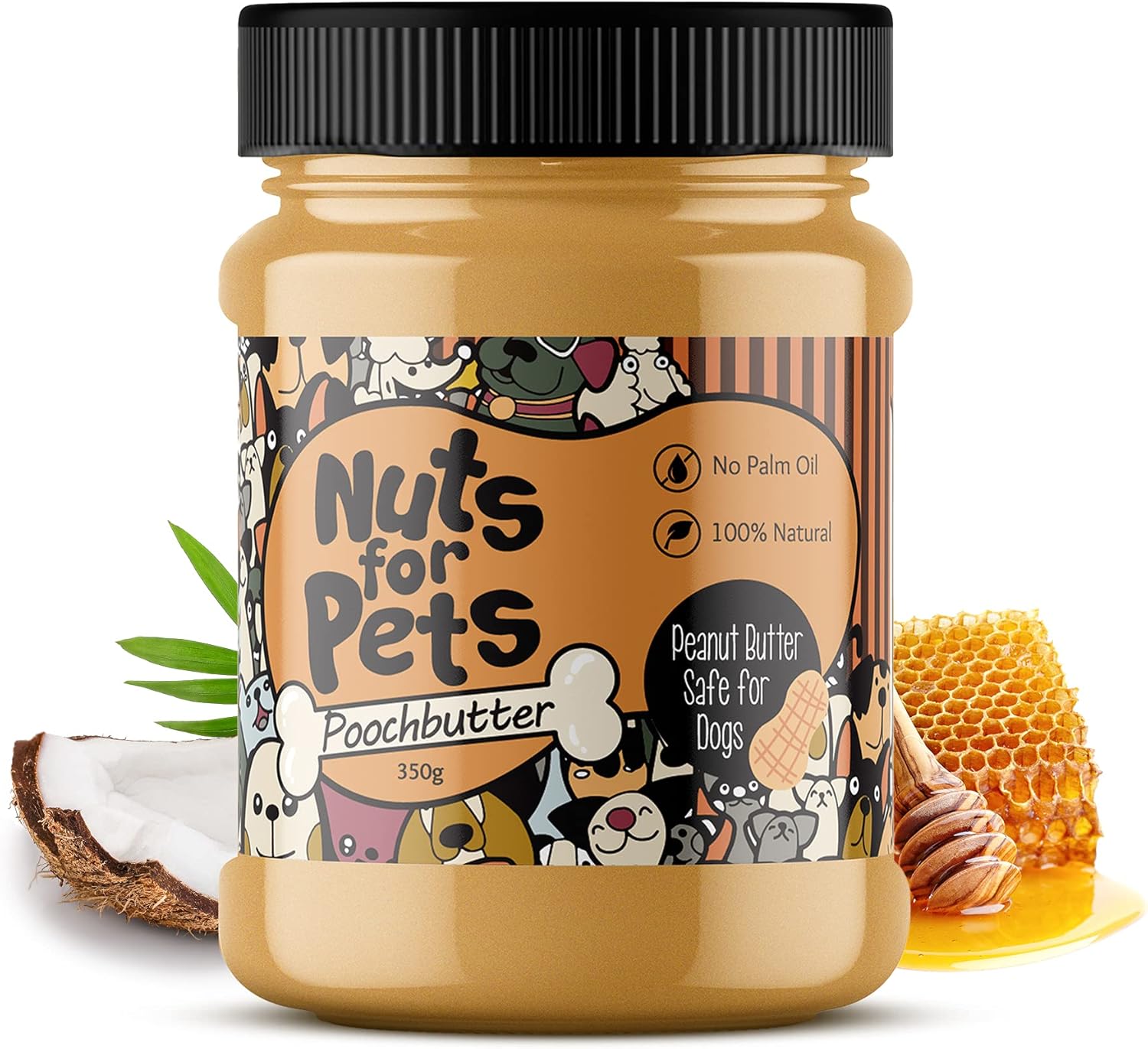 Nuts For Pets The Gold One Peanut Butter Treat for Dogs - 350g