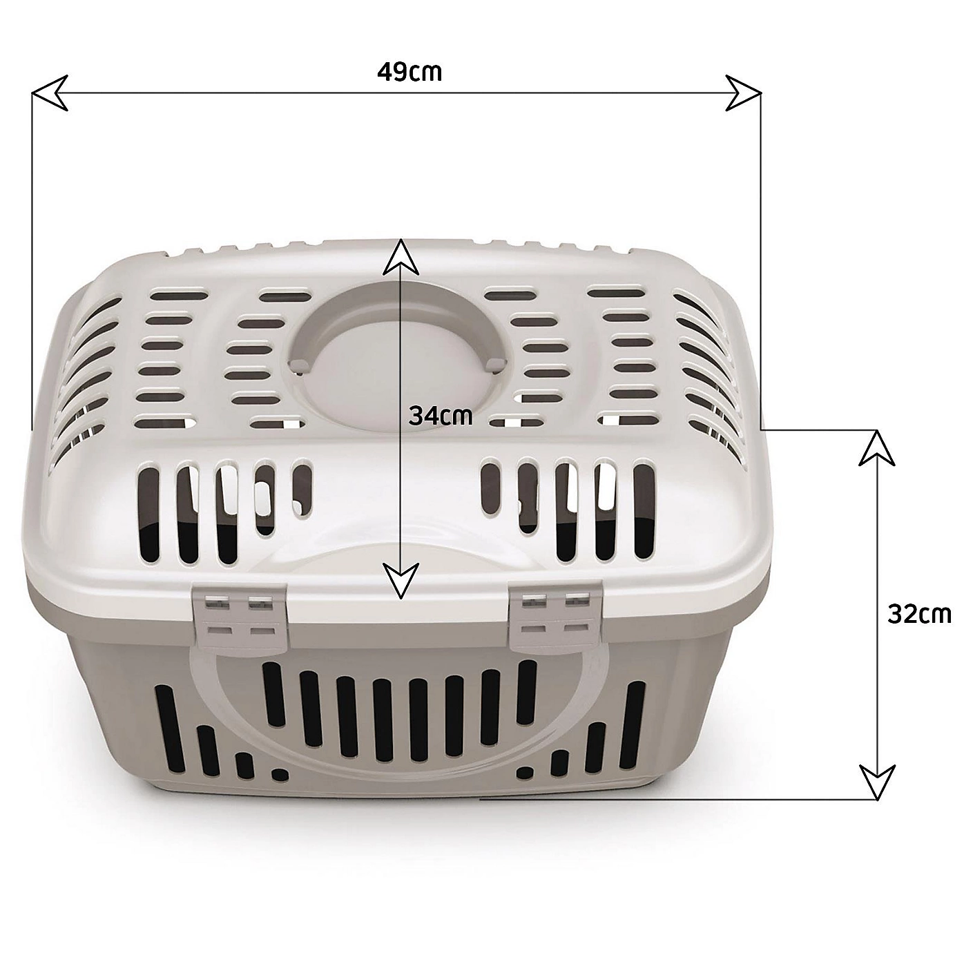 Rocket Top Pet Carrier Clear Top - Image 2