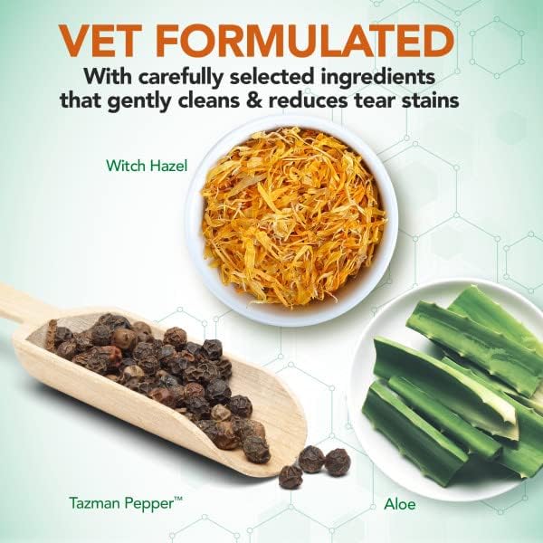 Vet's Best Natural eye cleansing wipes for dogs - 100 disposable wipes - Image 3