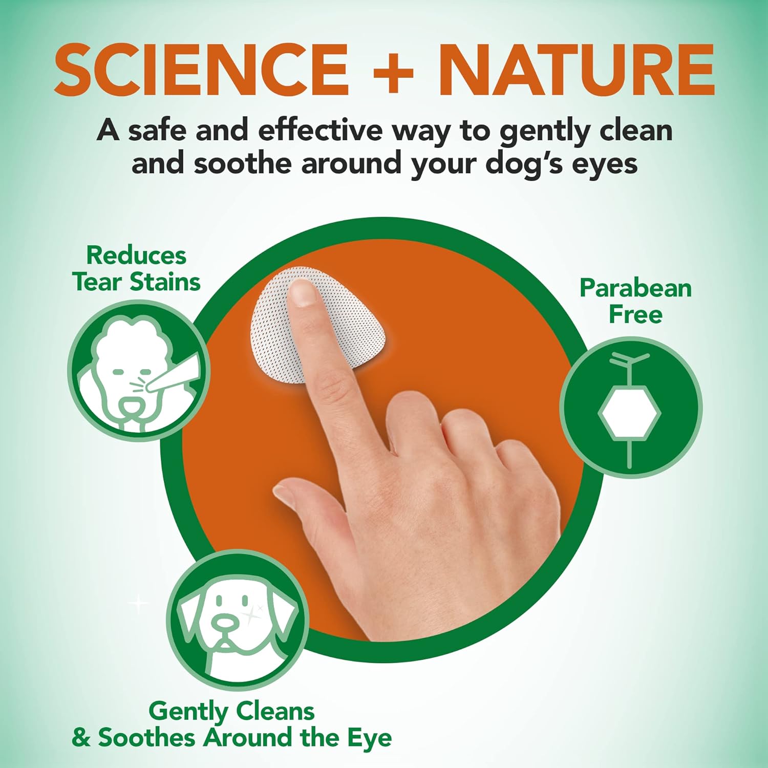 Vet's Best Natural eye cleansing wipes for dogs - 100 disposable wipes - Image 6