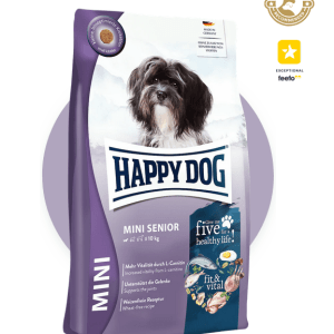 HAPPY DOG MINI SENIOR COMPLETE KIBBLE / FOOD FOR SMALL DOGS UP TO 10KG
