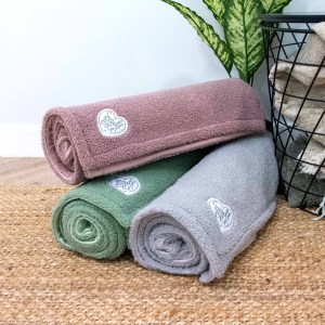 Small Bite Teddy Bear Blanket Rose,Pebble,Sage