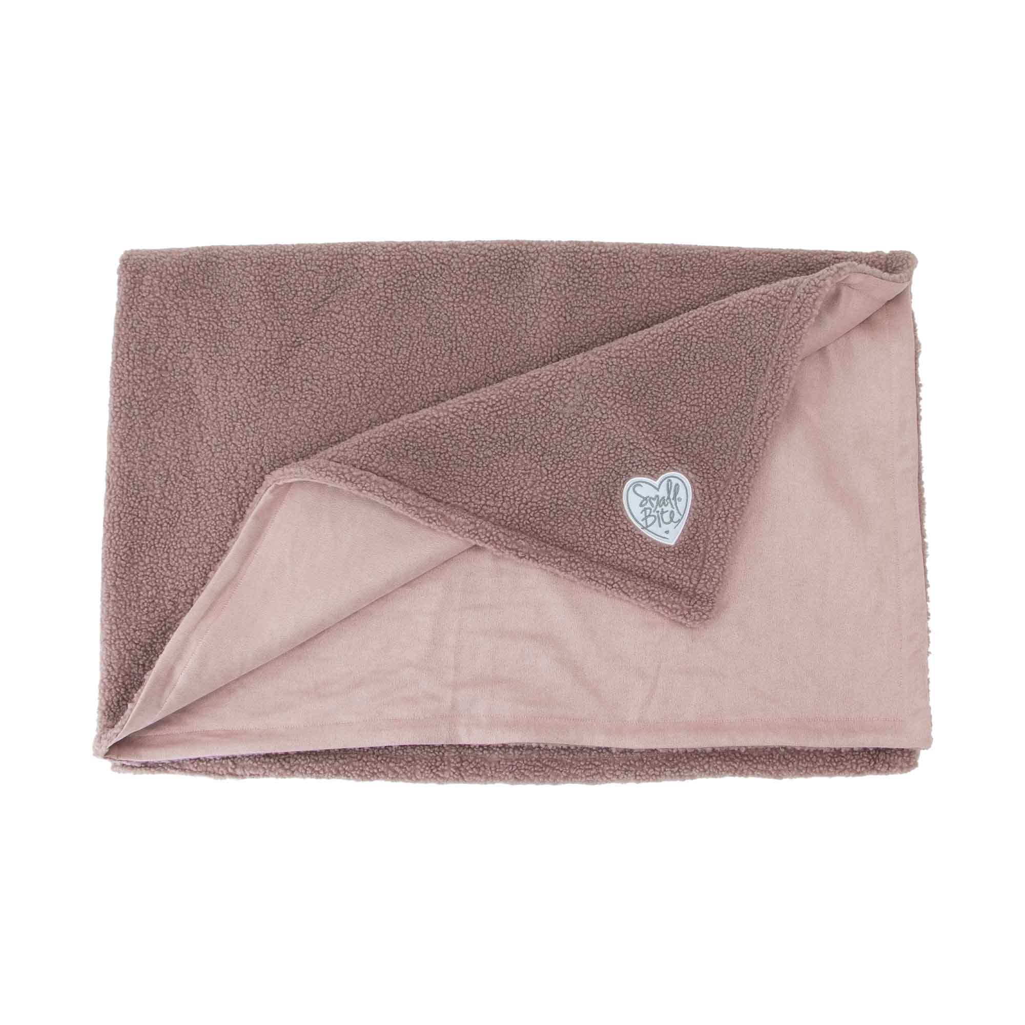 Small Bite Teddy Bear Blanket Rose,Pebble,Sage - Image 6