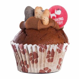 Carob Woofin with Carob Frosting (Dog Friendly Chocolate)