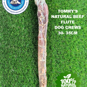 Tommy's Natural Beef Flute Long Dog Chews 30CM TO 35CM