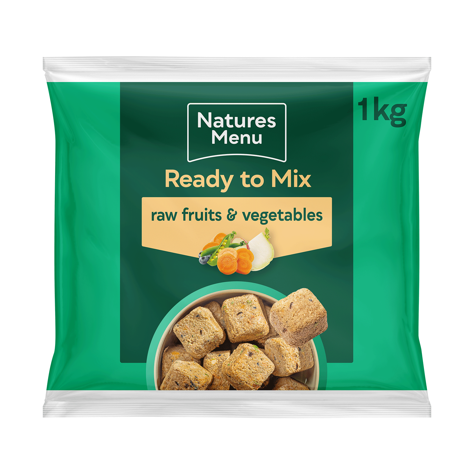 Natures Menu Frozen Fruits and Veg Nuggets 1 kg