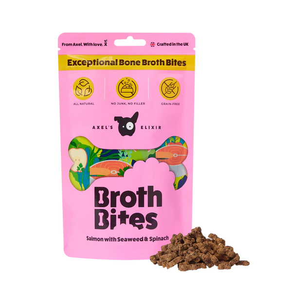 Broth Bites Salmon with Seaweed & Spinach 1 PACK 100GM