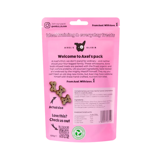 Broth Bites 3 X SALMON 3 X BUFFALO 100GM - Image 2