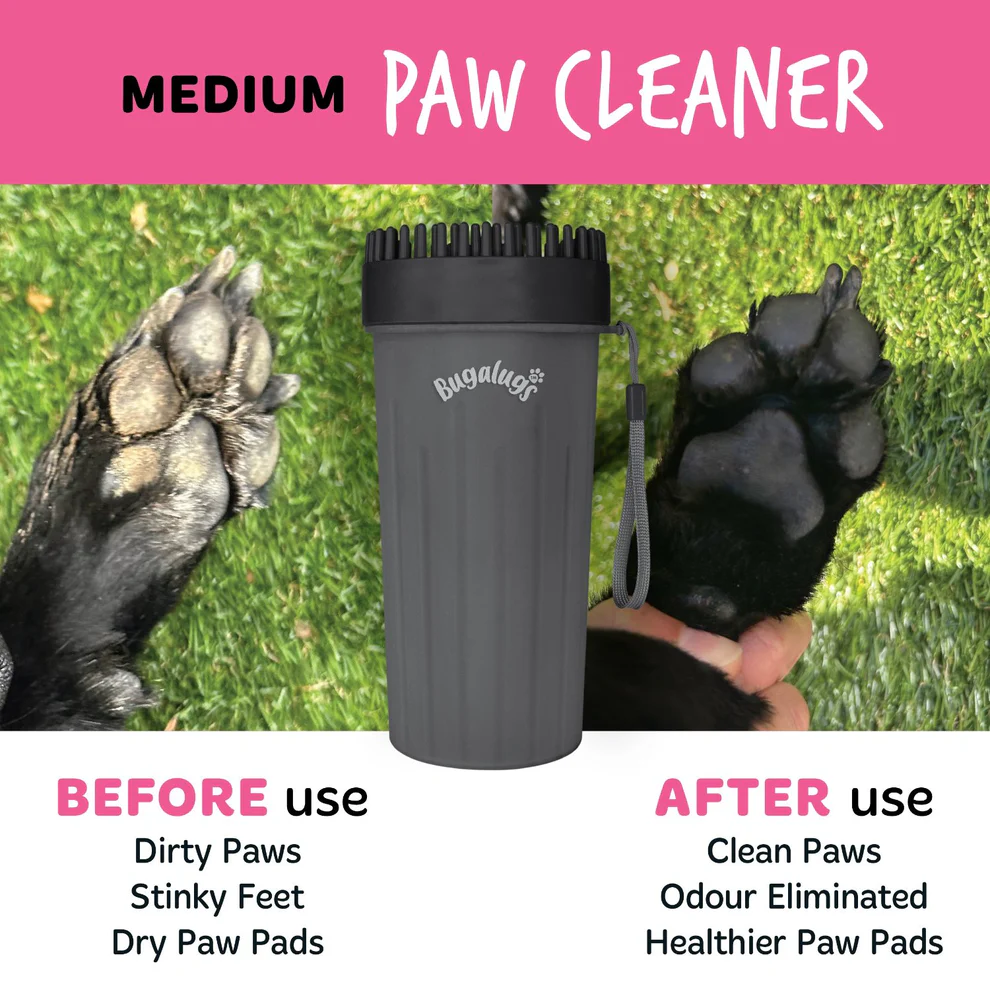 Bugalugs Large Paw Cleaner Cup for Dogs in Black - Image 3