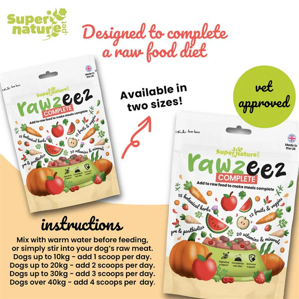 Rawzeez Complete for Dogs ( All In One Raw Dog Food Supplement ) 500gm - Image 5