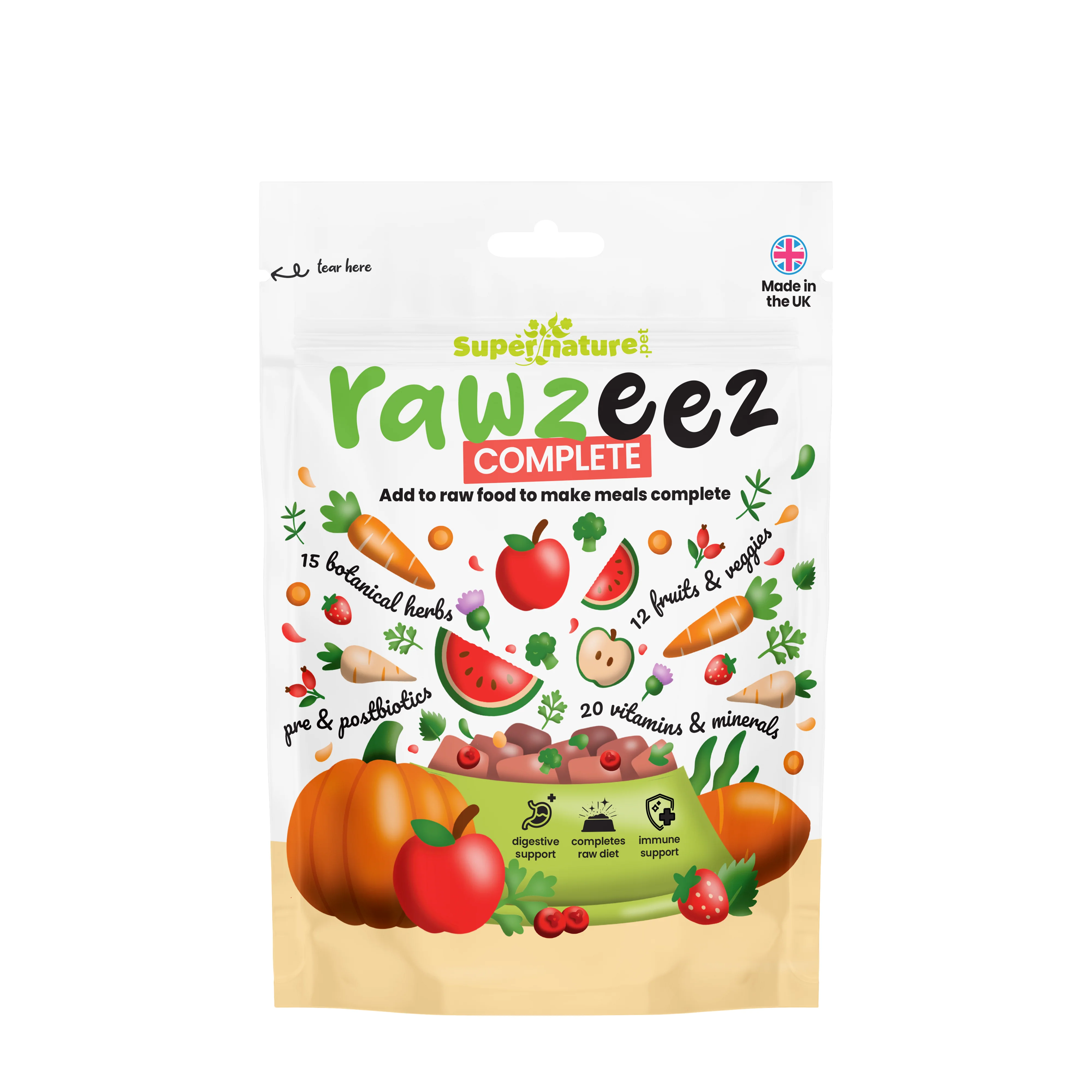 Rawzeez Complete for Dogs ( All In One Raw Dog Food Supplement ) 500gm