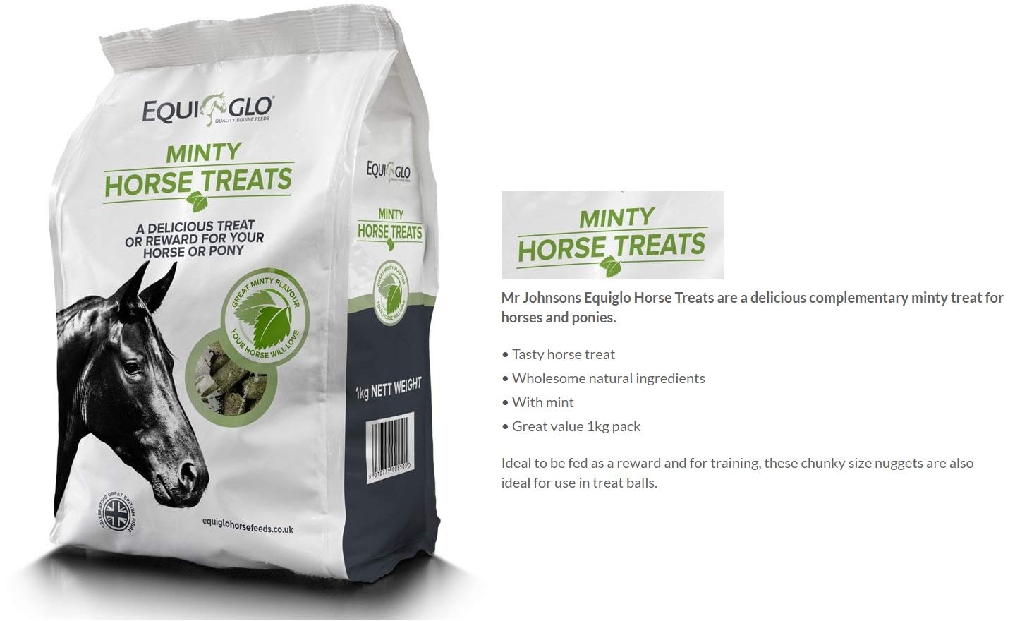 Mr Johnsons Equiglo Horse Treats 1KG