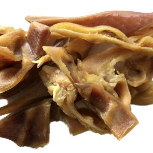 TOMMY'S PIGS EARS STRIPS NATURAL DOG CHEWS 500 GRAM