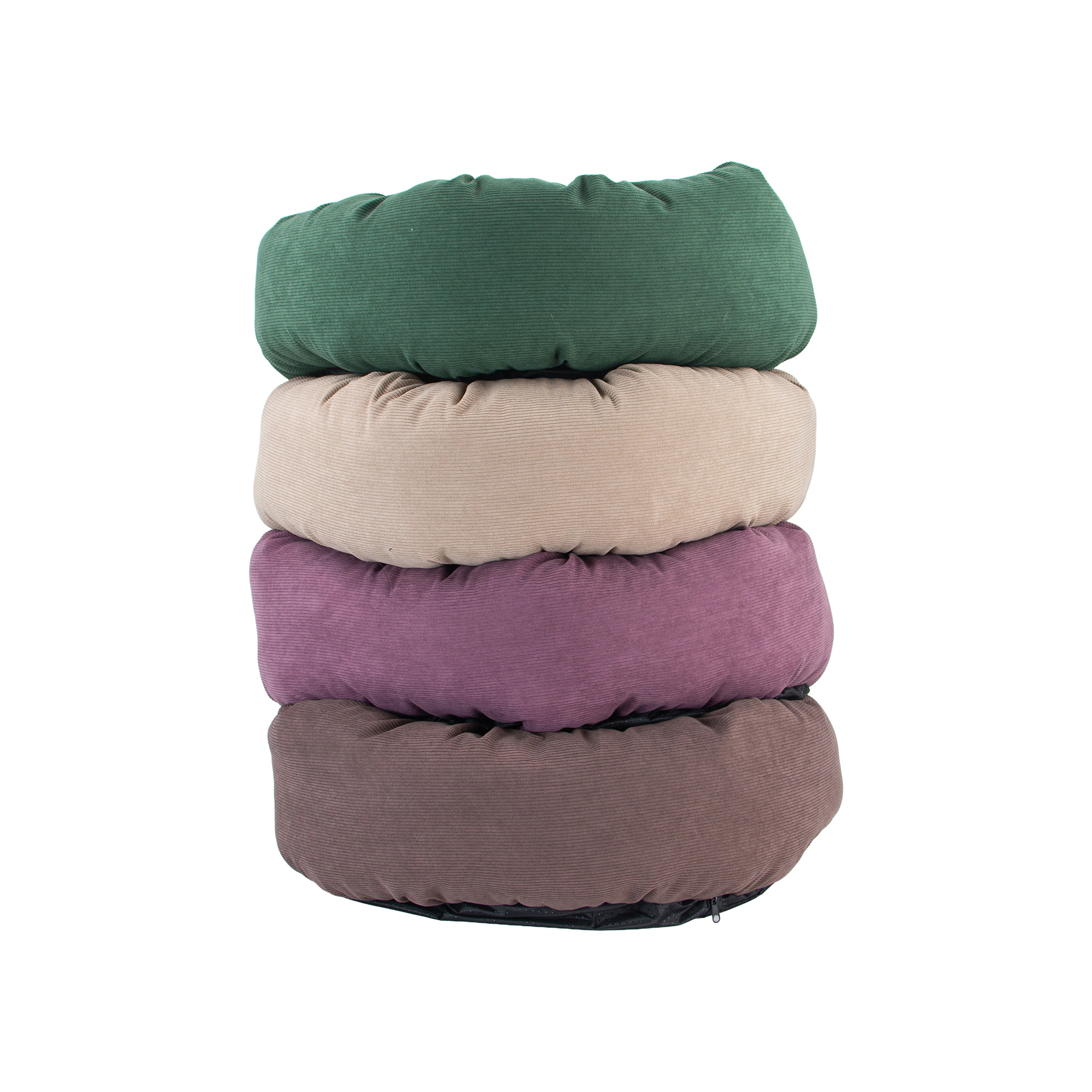 Corduroy Donut Dog Bed (Plum) 70cm Or 100cm - Image 7