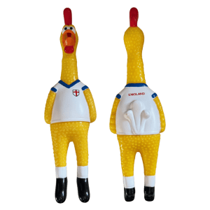 England Honking Chicken Dog Toy
