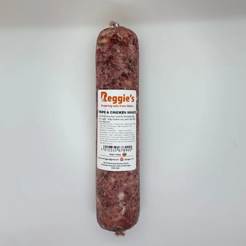 Reggie's OX Tripe & Chicken 500Gm