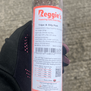 Reggie's Tripe & Oily Fish Mince 500Gm