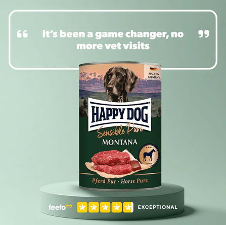 Pure Sensitive Horse Wet Dog Food (Montana) 400Gm - Image 2