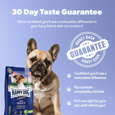 Happy Dog Supreme Sensible MINI France – Grain-Free Duck & Potato Dry Dog Food for Sensitive Adult Dogs - Image 2
