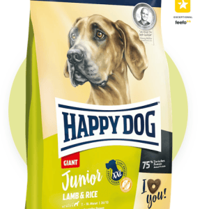 Happy Dog Giant Junior Lamb & Rice 15Kilo Complete Dog Food / Kibble
