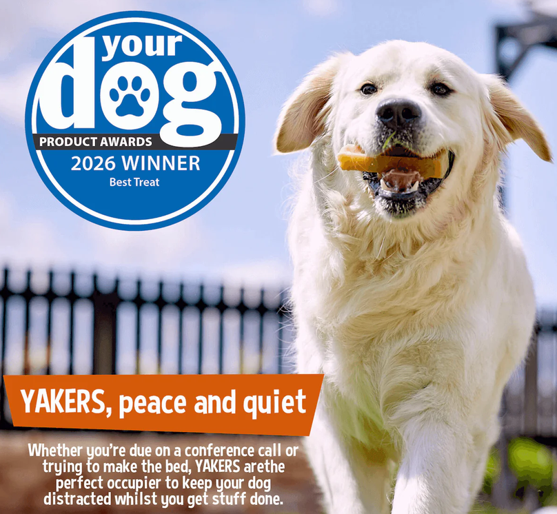 YAKERS Peanut Butter & Banana Dog Chew - Medium Or Large - Image 4
