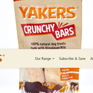 YAKERS Crunchy Bars 70g