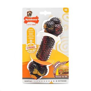 NYLABONE STRONG CHEW BACON CHEESEBURGER MEDIUM