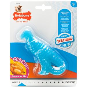 NYLABONE PUPPY TEETHING DENTAL DINO CHICKEN S