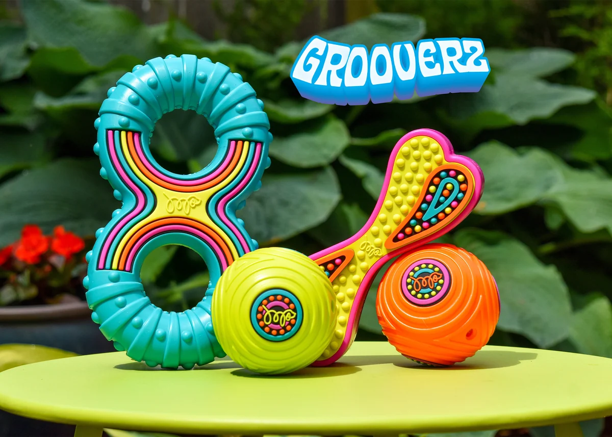 Happy Pet Groovers TPR Rubber Bone Dog Toy - Image 3