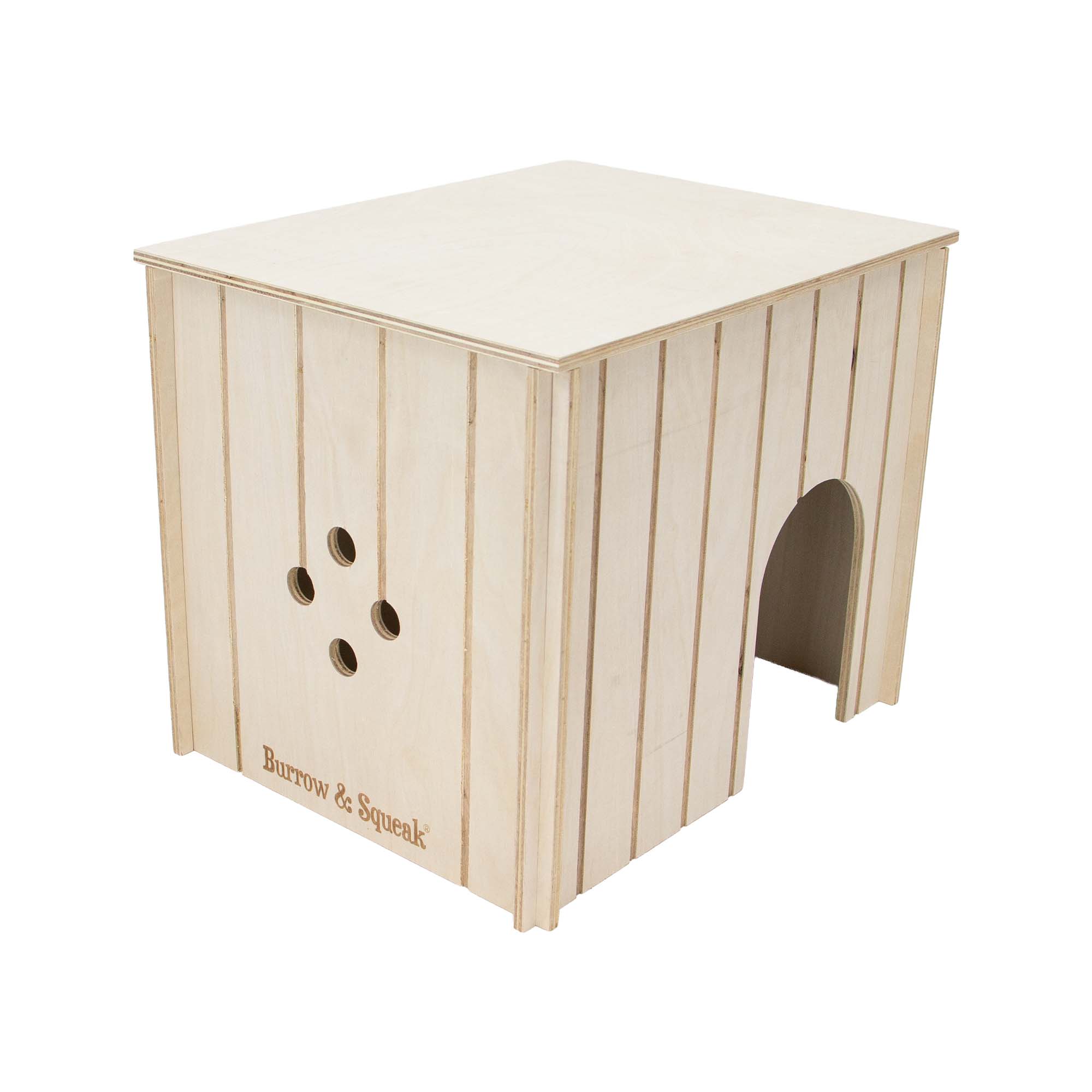 Small Pet Wooden Hide (Large - Flat Pack) - Size: 35 x 28 x 30cm - Image 2