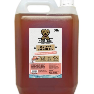 True Dog Scottish Salmon Oil 5ltr | Natural Supplement for Dogs - Omega 3, 6 & 9
